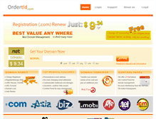 Tablet Screenshot of ordertld.com